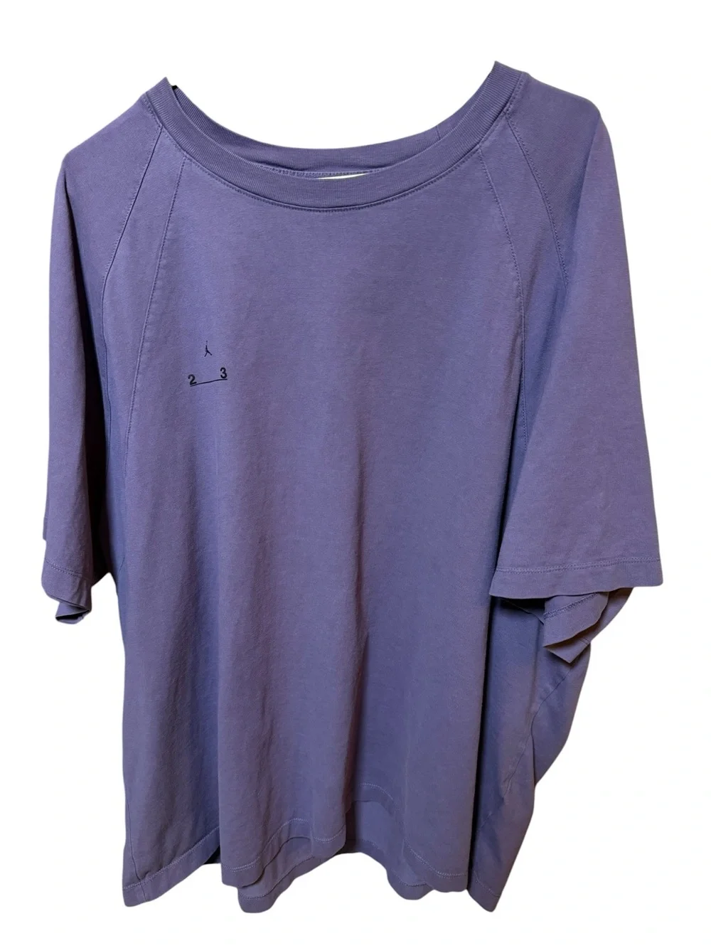 Jordan 23 Men’s Oversized Tee Purple XXL Streetwear Shirt